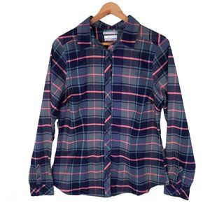 Columbia Flannel Plaid Shacket Shirt